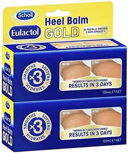 Scholl Eulactol Heel Balm Gold 120ml Twin Pack