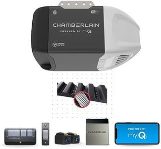 Chamberlain 1/2 HP Ultra-Quiet Smart Garage Door Opener with Battery Backup,Grey