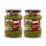 Neo Hot & Sweet Relish 340g I P2 I 100% Vegan I Ready-to-Eat Fibre-Rich I Dip for Snacks, Mix in Salads I Use as Sandwich Spread, Chutney I Non-GMO Healthy Food (Pack of 2)