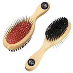 The Pets Company Dog Brush Double Sided Comb for Dogs and Cats, Large