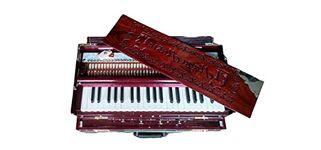 MAYA MUSICALS 3 1/2 Octave Professional Quality Box Harmonium with 2 set of Reeds