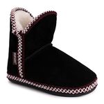 MUK LUKS Women's Macee Slipper, Ebony, Medium UK