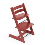 Tripp Trapp Chair from Stokke, Warm Red - Adjustable, Convertible Chair for Toddlers, Children & Adults - Convenient, Comfortable & Ergonomic - Classic Design