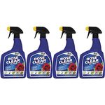 Rose Clear Ultra Gun Fungicide & Insecticide 1 Litre Fights Blackspot & Rust (4 Bottles)
