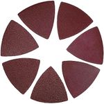 170 PCS Triangle Sanding Pads, Hook and Loop Triangle Sandpaper for 3-1/8 Inch Oscillating Multi Tool Sanding Sheets Assorted Grits 40/60/80/120/150/180/240,for Sanding and Grinding