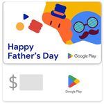 Google Play Gift code - give the gift of games, apps and more (Email or Text Message Delivery - CA Only) Happy Fathers Day