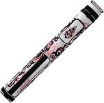 Athena ATHC03 Heartburn 2 Butt 2 Shaft Hard Pool Cue Case - Pink/White