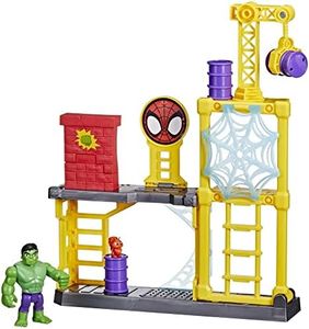 Hasbro Spidey and Amazing Friends Hulk Deconstruction Playset