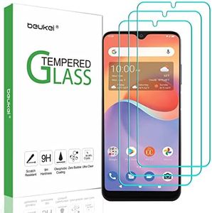 beukei (3 Pack) Compatible for ZTE Z6251 / ZTE ZMax 11 Screen Protector Tempered Glass, Touch Sensitive,Case Friendly, 9H Hardness