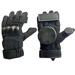 Glield Longboard Slide Gloves Spark Pucks and Two Gloves, for Downhill Longboarding Skateboarding Roller Skating Sliding CBST06 (a Set)