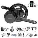 Bafang 250W Mid Drive Kit - Upgraded BBS01B 36V Electric Bike Conversion Kit with DPC18 Display & 44T Chainring, Brushless Geared 8Fun BBS01 Ebike Kit for 68mm Bottom Bracket, G340