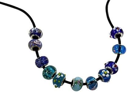 Ten Assorted Colored Murano Glass Bead Charms