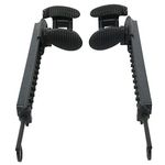 NovelBee Pair of Left and Right Adjustable Locking Foot Braces Pedals Foot Pegs for Kayak Boat Direction Control