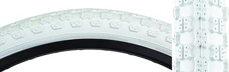 Sunlite MX3 BMX Tires, 20" x 2.125", White/White