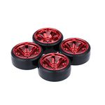 GoolRC 4Pcs/Set 1/10 Drift Car Tires Hard Tyre for Traxxas HSP Tamiya HPI Kyosho On-Road Drifting Car