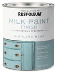 Rust-Oleum 331050 Milk Paint Finish Highland Blue - 946 Ml