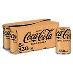 Coca-Cola Zero Sugar Vanilla 8 x 330 ml