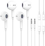 2 Pack with Apple Earbuds 3.5mm Wir
