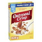 OATMEAL CRISP - Family Size Pack - Almond Cereal Box, Whole Grain is The First Ingredient, 628 Grams Package of Cereal