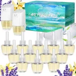 DERDUFT Plug In Air Fresheners, 2 Warmers + 12 Refills Kit Air Fresheners for Home, Long Lasting Air Freshener For Home and Bathroom, 7.92 Fl Oz, Compatible with Glade, Air Wick