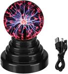 Joy Depot Touch Sensitive Plasma Ball USB/Battery Power Plasma Lamp Magic Sphere Globe Home Office Decoration Atmosphere Light