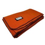 Arcturus Military Wool Blanket - 4.5 lbs, Warm, Heavy, Washable, Large 64" x 88" - Great for Camping, Outdoors, Survival & Emergency Kits (Ember), NC-AC-640WB-ORANGE