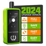 VXDAS 2IN1 TPMS Relearn Tool Super GL50448 for GM and Ford with Model Switch Button,Tire Pressure Sensor Monitor Rest Activation for Buick, Cadillac, Chevrolet, GMC, Lincoln, Mazda 2024 Edition(Green)