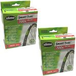 2 x Slime Bike Inner Tubes 700 x 28-32c Presta Valves - Slime Filled to Instantly Seal and Repair Punctures