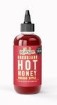 Wilderbee Korean Style Gochujang Hot Honey from the WilderKitchen | Organic Wildflower Honey infused with Scotch Bonnet Chillies and traditional fermented Korean Gochujang | 350g