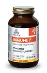 PURICA Immune 7 Mushroom Supplement Complex - Daily Immune Support with Turkey Tail, Cordyceps, Reishi, Maitake, Shiitake, Sun Mushroom - 144 Capsules for Health & Vitality