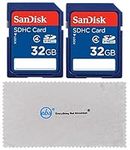 2 Pack SanDisk 32 GB Class 4 SDHC F