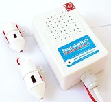 SensaSwitch Overflow Alarm with Adjustable Volume Alarm (Musical) with Water Sensor Set, White Plastic, Model-OAP