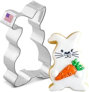 Floppy Ear Easter Bunny Cookie Cutter, 4" Made in USA by Ann Clark