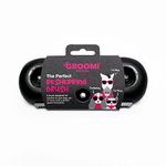 Groomi Tool for Animal - Deshedding and Undercoat Brush - Smooth Groomer for Cats, Dogs and Horses - Pet Dematting Comb - Combs for Grooming Animal - Black