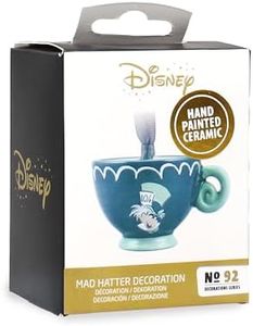 Disney Alicia en el país de Las Maravillas Colgante árbol decoración – Sombrerero Loco – 7,4 cm x 4,8 cm x 5,7 cm – Adorno – Disney Decoraciones para árbol de Navidad – Alicia en el país de Las