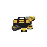 DEWALT 20V MAX XR 1/2 in. High Torque Impact Wrench with Hog Ring Anvil Kit (DCF900P2)