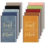 Fuutreo 10 Pcs Team Gifts for Employees Christmas Thank You Gift A6 Leather Notebook May You Proud of The Work You Do Journal Gift for Staff Coworker Volunteer Medical Assistant Vet Tech(Never Forget)