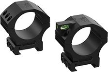 Monstrum Next Level Scope Rings with Integrated Level Bubble | 30 mm diameter | Weaver | Medium Profile