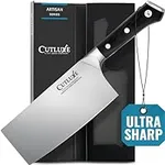 Cutluxe Cleaver Knife - 7" Meat Cle