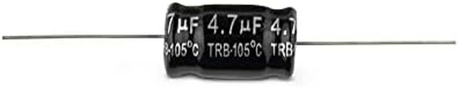 DS18 BB4.7UF/50V-10PK Bass Blocker 8.5KHz @ 4 ohms or 4.2KHz @ 8 ohms 6DB/OCT Driver Non-Polar Electrolytic - Reproduce Clearer Highs Without Any Distortion - Electrolytic Capacitor - 10 pcs