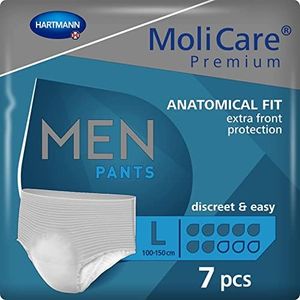 Molicare 7 Drops Pant for Men, Large White