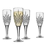 Godinger Dublin Crystal Champagne Flutes Set of 4 by Godinger