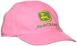 John Deere Little Girls' Trademark Baseball Cap, Pink, Toddler