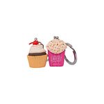 RainSound Simulated Food- Popcorn Cupcake Keychain