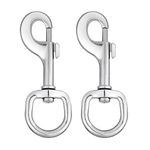 Swivel Snap Hooks Large Heavy Duty Dog Leash Clip Leash Clasp Swivel Eye Bolt Snap Hooks Swivel Eye Snap Hook 2 pcs