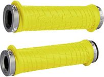 ODI Lock-On Bonus MTN Troy Lee with Clamp Grip, Yellow/Grey