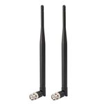 Bingfu Wireless Microphone Receiver Antenna UHF 400MHz-960MHz BNC Male Antenna (2-Pack) for Wireless Microphone System Receiver Remote Digital Audio Mic Receiver Amplifier Tuner Device UHF Ham Radio