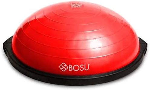 Bosu Pro Balance Board Strength Trainer Ball, Equipment for Home Gym, 26 Inch, Red