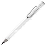 LAMY safari white - Mechanical Pencil with ergonomic grip & body made of robust ASA plastic - ideal for drawing & writing - including LAMY M 41 fine line refill 0.5 mm & eraser tip