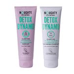 Noughty 97% Natural Detox Dynamo Shampoo and Scalp Scrub, Refreshes Hair and Remove Residue, Suitable for Every Day Use with Peppermint and Sorrel Leaf, Sulphate Free Vegan Haircare 2 x 250ml